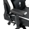 כיסא עבודה וגיימינג יוקרתי דמוי עור DRAGON ALPINE D.C - שחור לבן - Thumbnail Image 8