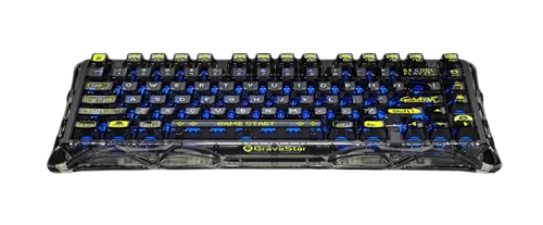 מקלדת גיימינג מכנית אלחוטית MERCURY K1 GRAVASTAR - שחור