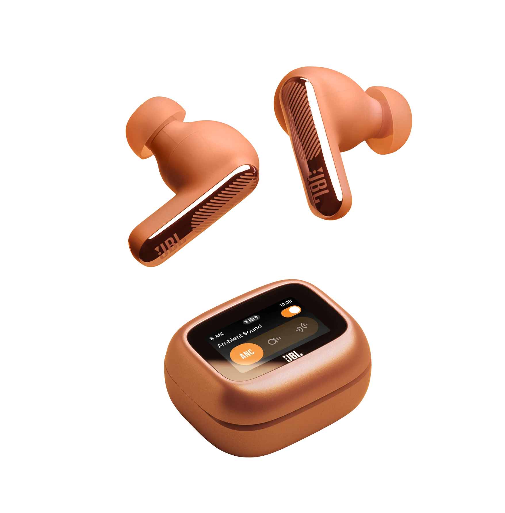 אוזניות אלחוטיות ביטול רעשים JBL Live Beam4 - כתום – תמונה 6