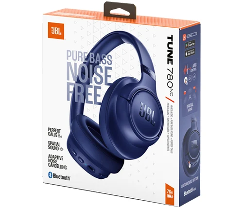 אוזניות קשת אלחוטיות עם ביטול רעשים JBL Tune 780NC - כחול – תמונה 10