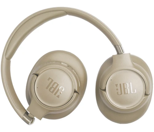 אוזניות קשת אלחוטיות עם ביטול רעשים JBL Tune 780NC - בז – תמונה 3