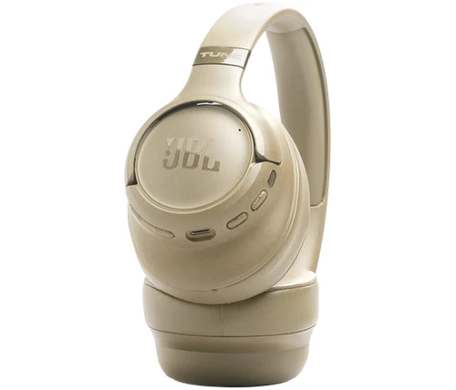 אוזניות קשת אלחוטיות עם ביטול רעשים JBL Tune 780NC - בז – תמונה 5