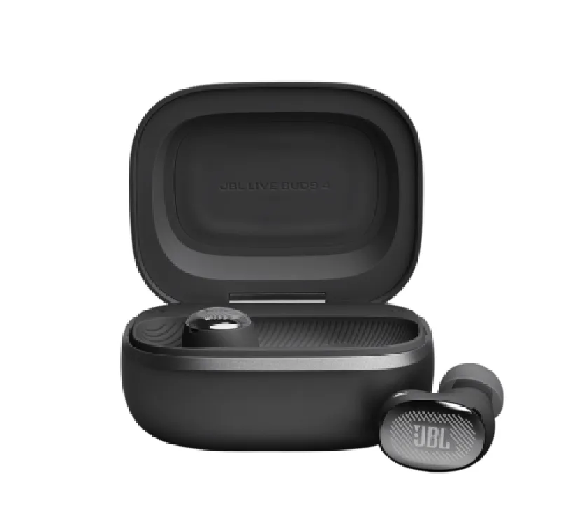 אוזניות אלחוטיות TW+ביטול רעשים JBL LIVE BUDS4 - שחור – תמונה 5